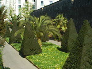 Public gardens in Bayonne