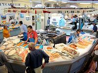 The market in Biarritz