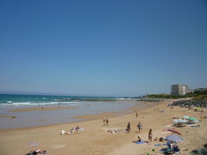 The Milady beach in Biarritz