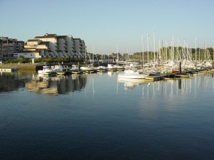 The port in Capbreton The port in Capbreton