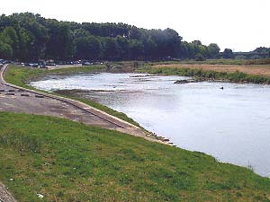 The Adour in the centre of Dax