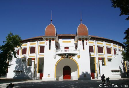 The bullfighting ring in Dax, south west France.