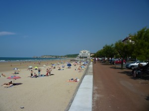 la plage d'Hendaye