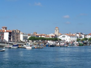 The fishing port in Saint Jean de Luz
