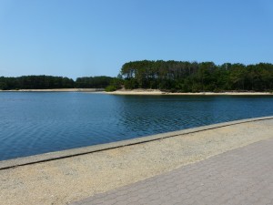 salt lake in vieux boucau
