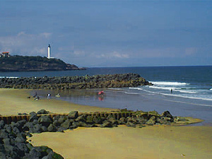 Chambre d'Amour beach in Anglet