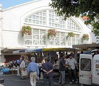 The market in Biarritz