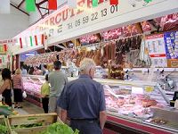 The market in Biarritz
