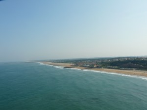 Anglet from Biarritz lighthouse