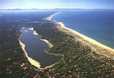 vue a�rienne d'Hossegor