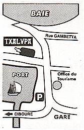 How to get to the Txalupa seafood restaurant in Saint Jean de Luz France