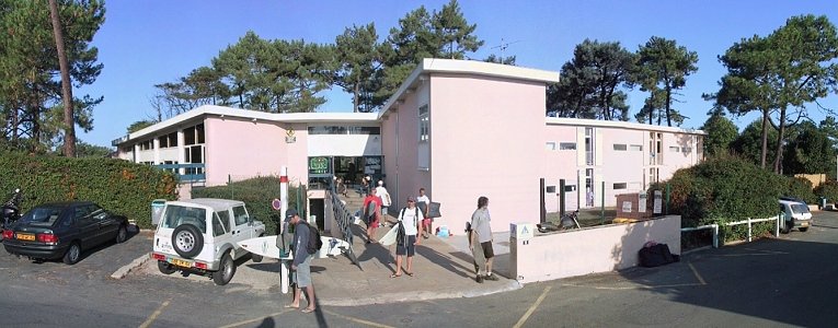 the Youth Hostel in Anglet South West France