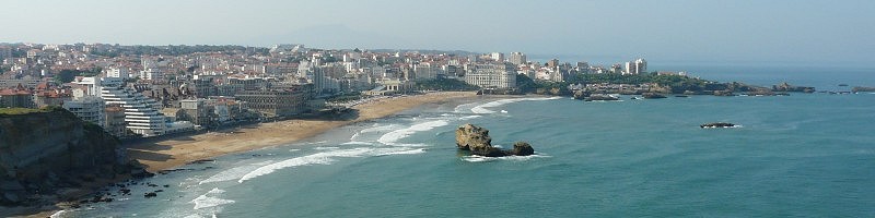 Vue a�rienne de Biarritz