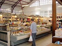 The market in Biarritz
