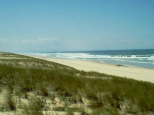 The beach in Moliets