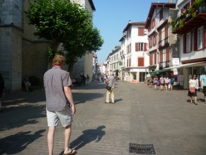 Pedestrian street in St Jean de Luz