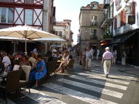 Republique street between the place Louis XIV and the sea-front promenade Jacques Thibaud