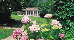 The XVIIIth century Orangery at the Chateau d'Urtubie in Urrugne, south west France