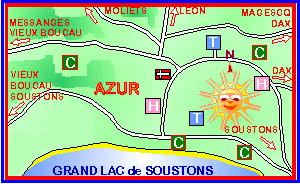Azur and the Soustons Lake