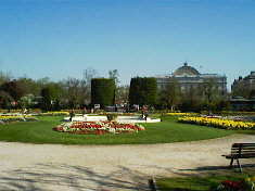 Public garden in Bayonne
