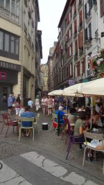 pedestrian street close to the market