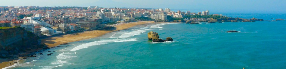 view from the biarritz lighthouse