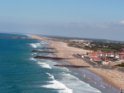 Anglet from the lighthouse /&copy CDT64