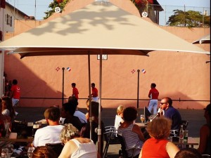 The fronton in Bidart