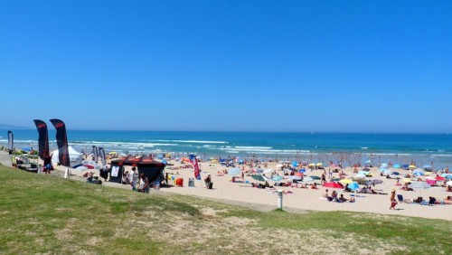 Ilbarritz beach in Bidart