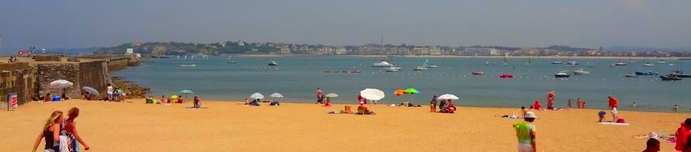 Beach of the Fort Ciboure Socoa
