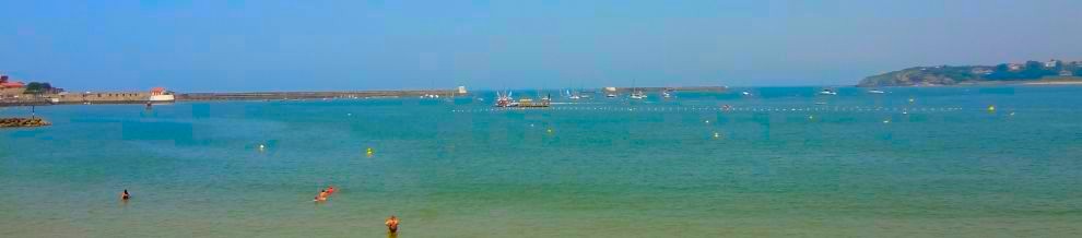 Beach in Ciboure Socoa