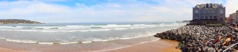 The casino on the grande plage Hendaye