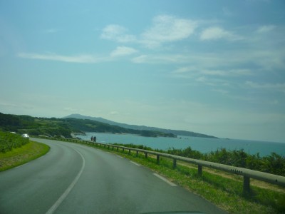 The cliffs between Ciboure and Hendaye