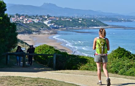 The coastal path in Bidart/&copy OT Bidart/CDT64