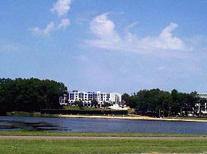 Christus lake in Saint Paul les Dax
