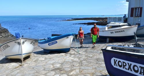 Coastal path Gu&eacute;thary/&copy P.Gaillard CDT64