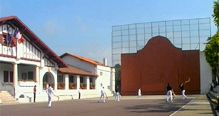 Pelote Basque on the fronton in Guethary