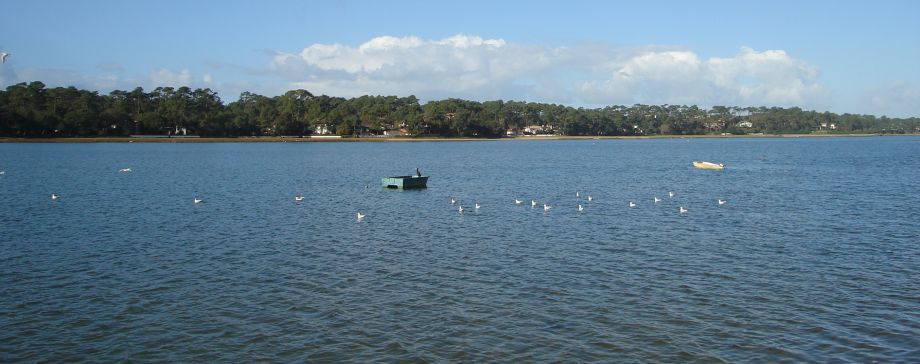 The salt-lake in Hossegor