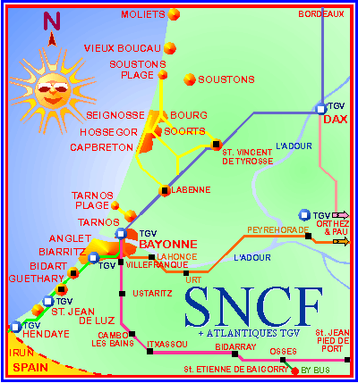 Trains Map