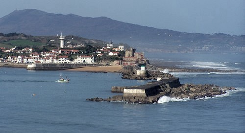 View from Ste Barbe hill in St Jean de Luz