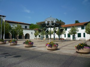 Anglet town hall square