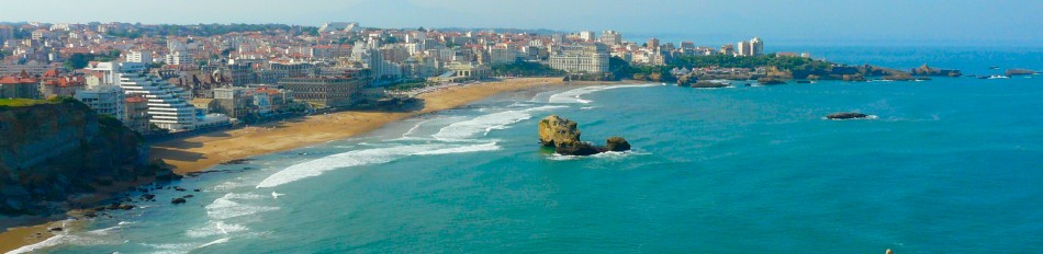view from the biarritz lighthouse