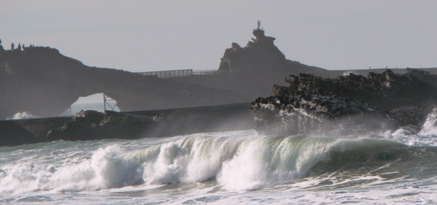 tempete au rocher de la vierge biarritz/© CDT64