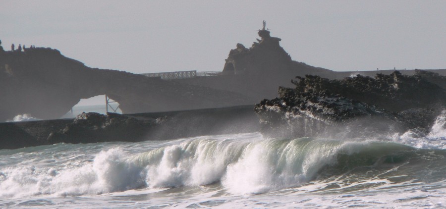 tempete au rocher de la vierge biarritz/&copy CDT64