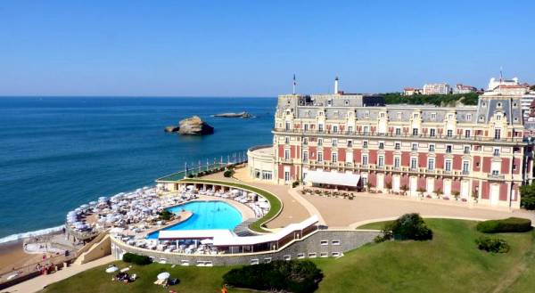 the hotel du palais in Biarritz