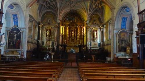 L'autel de l'église St Vincent Ciboure