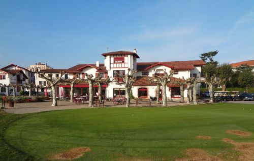 La Nivelle golf-course ciboure basque country france