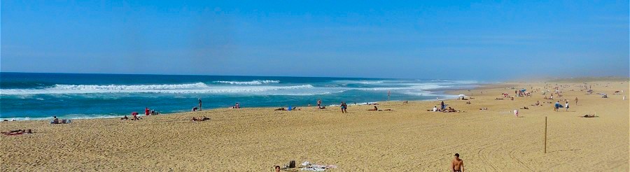 Hossegor, Aquitaine, France. The surfing capital of Europe 