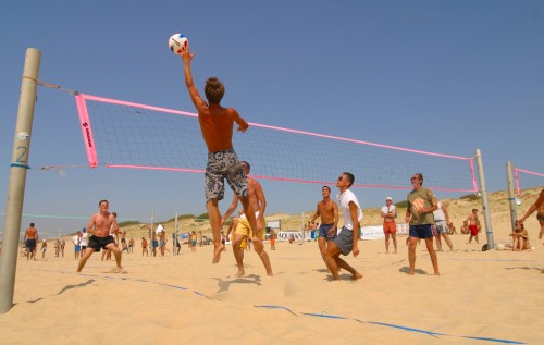 Volley on the beach, seignosse
