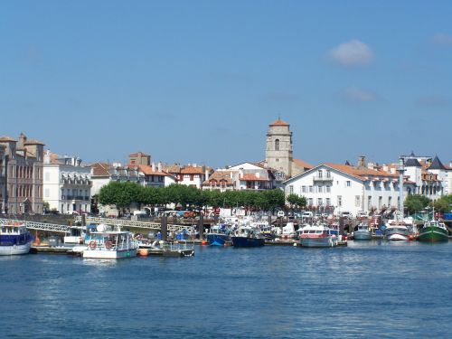 The fishing port in St Jean de Luz
